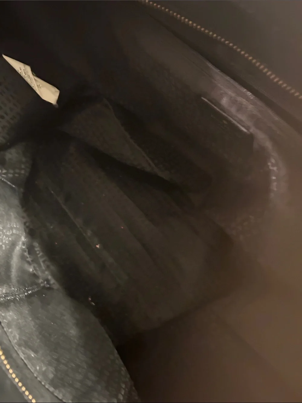 kate spade Black Saffiano Leather Tote Bag